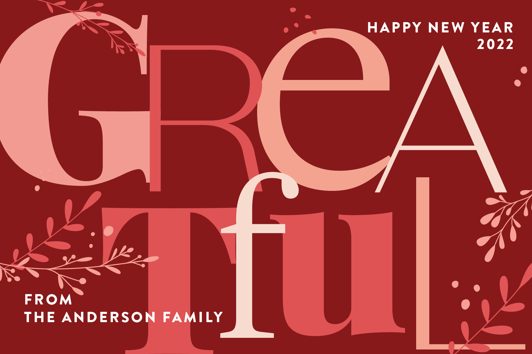 New Year card image